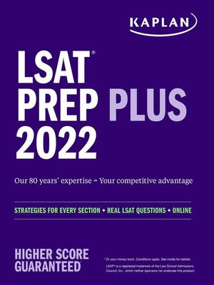 cover image of LSAT Prep Plus 2022